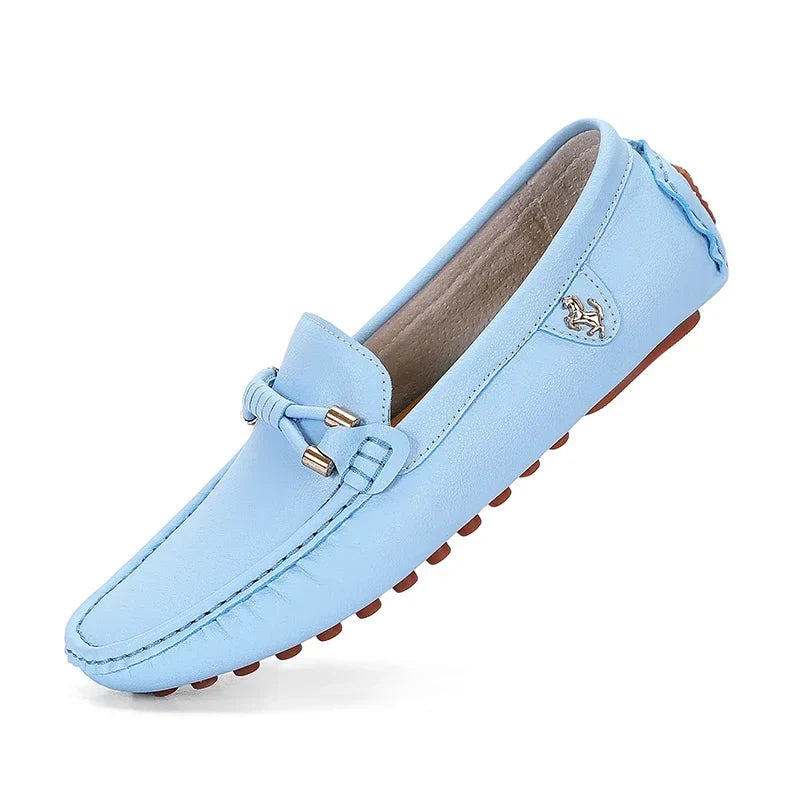 Men's Metal-Detail Slip-On Loafers