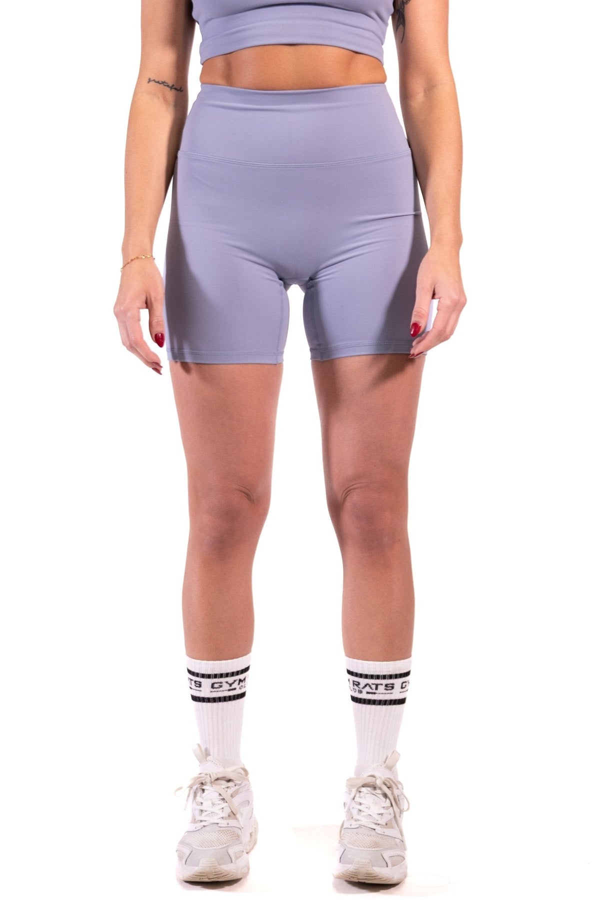 Gymratsclub Oasis Shorts Leggings for women, comfortable activewear with a snug fit, stretchy fabric, and stylish design.