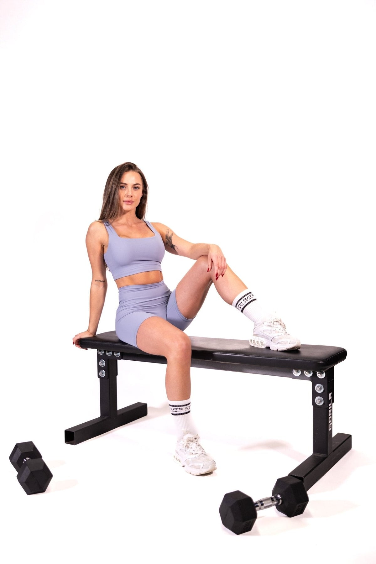 Gymratsclub Oasis Shorts Leggings for women, showing stretchy, comfortable activewear with a high waist and athletic fit.