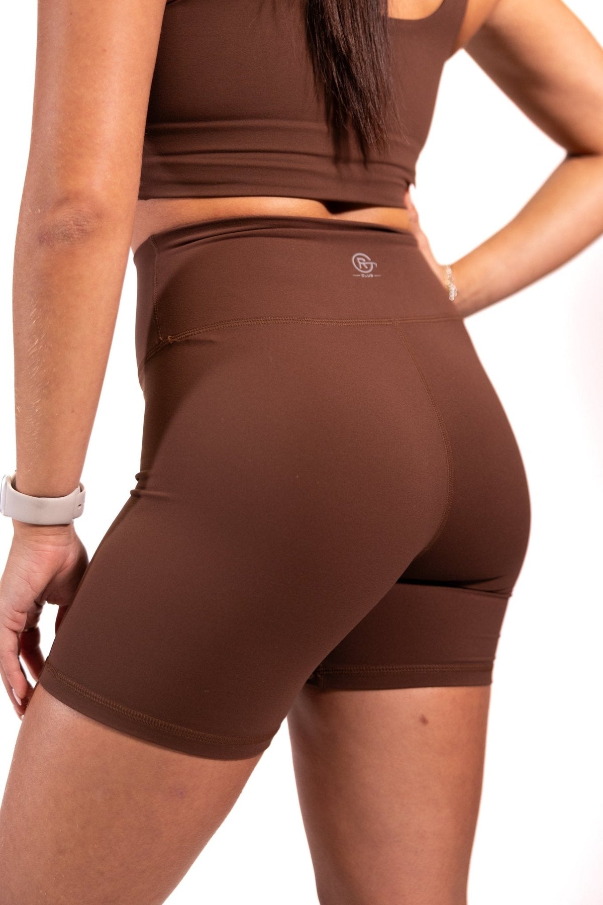 Comfortable women's Oasis Shorts Leggings from Gymratsclub, featuring a stretchy, form-fitting design for activewear and casual wear.