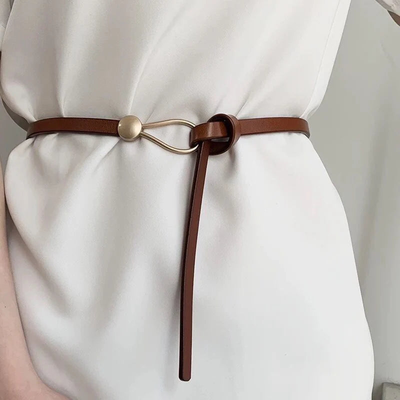 Women's Thin Bow Knotted Belt. TrenLux Wear