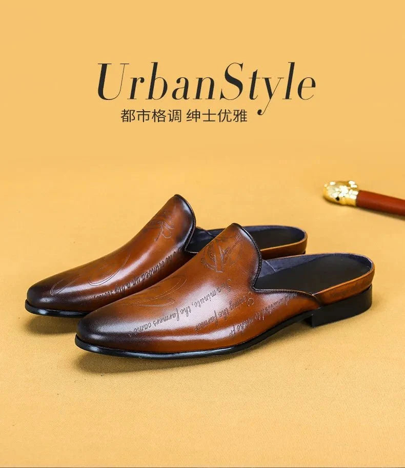 Men's Italian luxury genuine leather loafers by TrendLux Wear, non-slip embroidered moccasins in EU sizes 38-46.