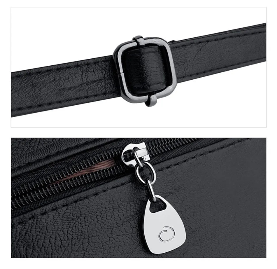 TrenLux Wear Women's Luxury Pure Leather Multi-Pocket  Handbag TrenLux Wear