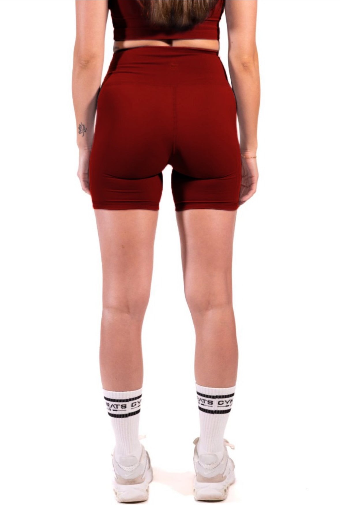 Comfortable women's Oasis Shorts Leggings by Gymratsclub, featuring breathable fabric and a snug fit for activewear.