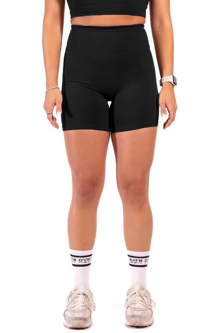 Comfortable women's Oasis Shorts Leggings by Gymratsclub, featuring a soft fabric and activewear design for versatile workout wear.