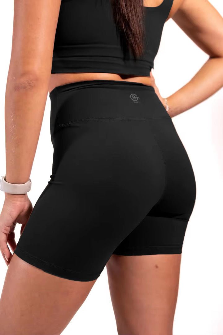 Comfortable women's Oasis Shorts Leggings by Gymratsclub, featuring a stretchy fit and stylish design for activewear.
