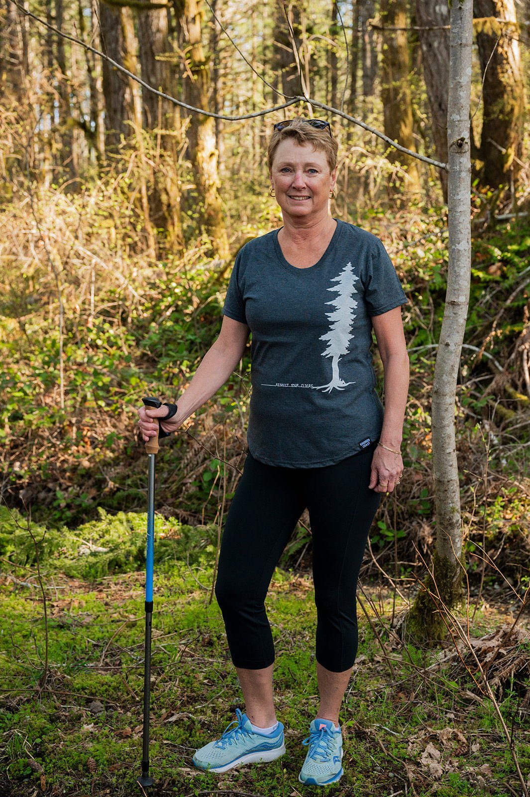 Women's eco-friendly ELDERS Eco Tee by KINDRED COAST featuring a soft, sustainable fabric in a casual fit.