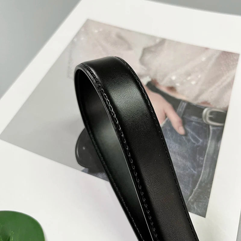 Women's Real Leather Jeans Belt. TrenLux Wear