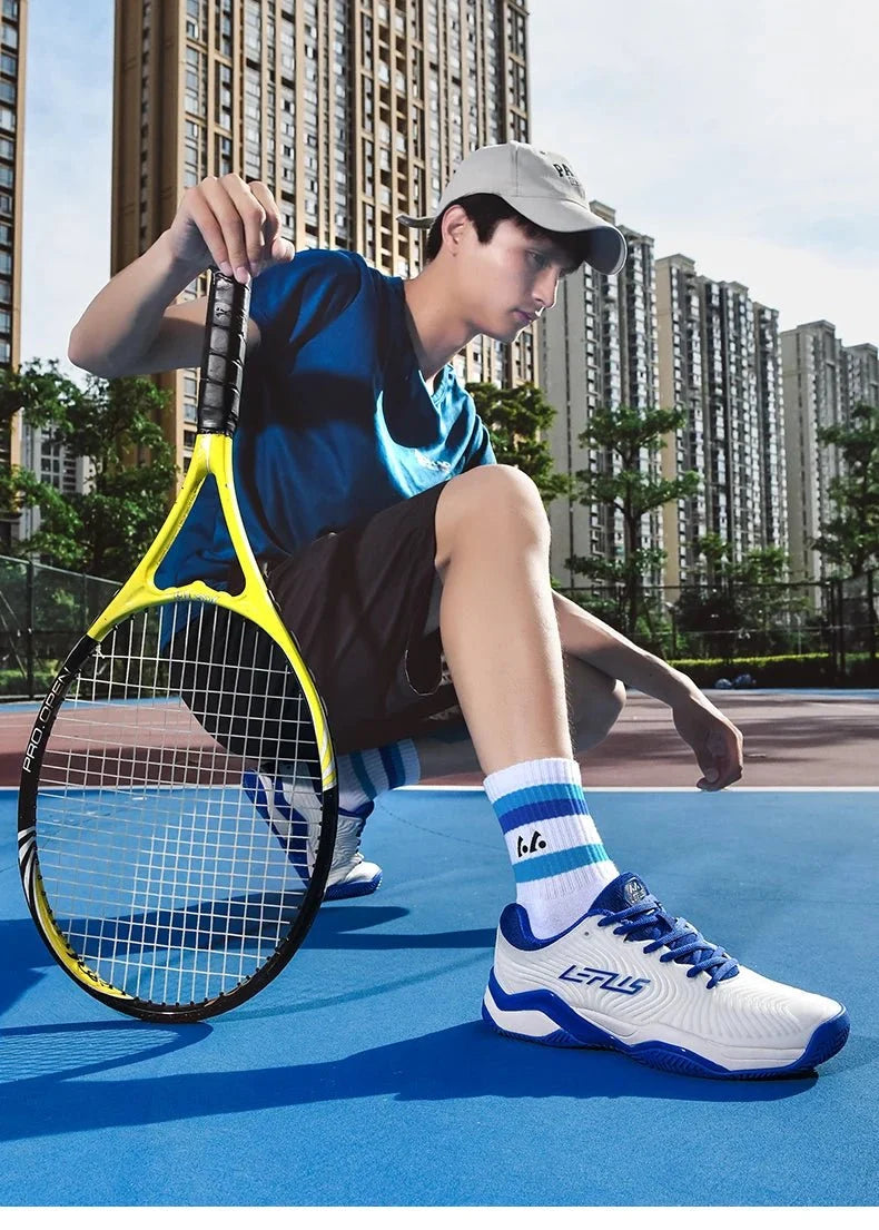 Men's lightweight TrendLux Wear multi-sport athletic sneakers for tennis, hiking, and golf, with breathable design and cushioned soles.