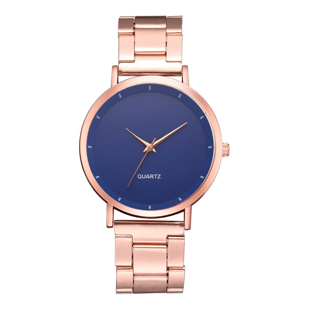 TrenLux Wear Women's Rose Gold Stainless Steel Fashion/Business Quartz Wristwatch TrenLux Wear