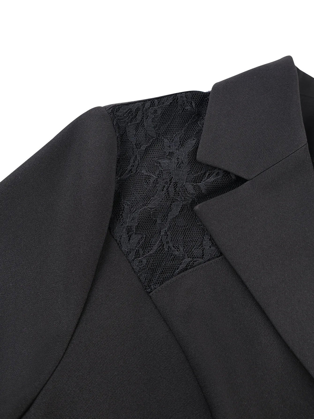 Women's Black African Lace Hem A-Line Dress | Church & Wedding Guest - TrendLux Wear