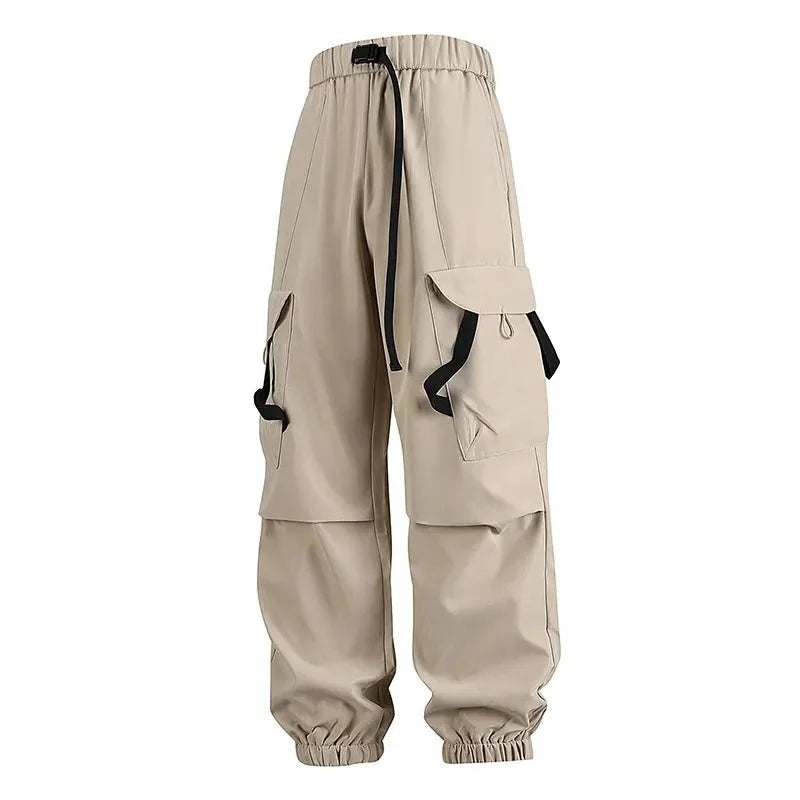Men's cycling long pants by TrendLux Wear, loose fit sport trousers with multiple pockets in six colors, ideal for active wear.