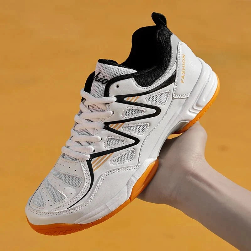 Men's TrendLux Wear tennis and badminton shoes with anti-slip soles, designed for all-season court athletic performance.