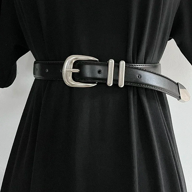 Women's Real Leather Jeans Belt. TrenLux Wear