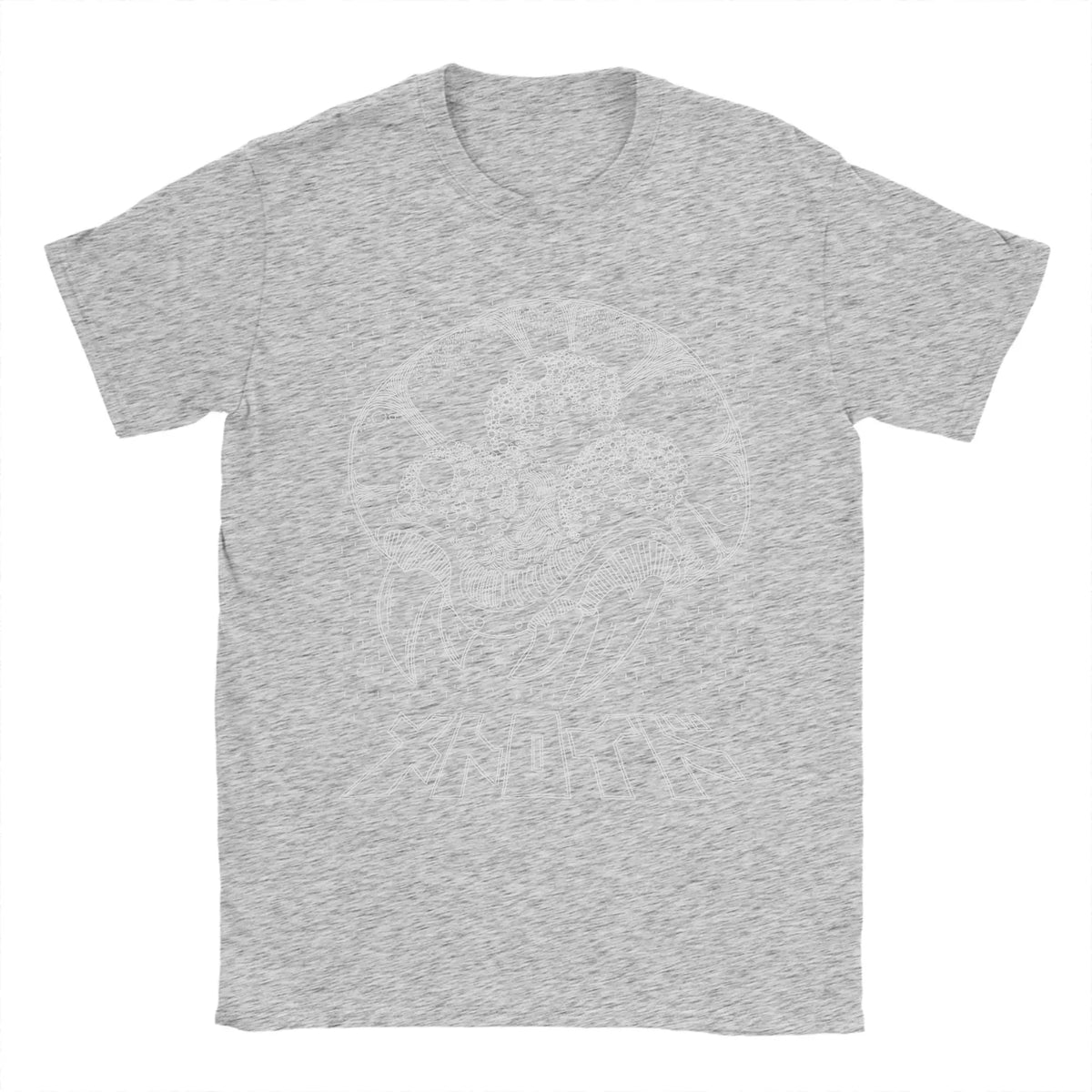 Men's Metroid vintage graphic T-shirt by TrendLux Wear in khaki, burgundy, or army green, made of 100% cotton, available in sizes S to 6XL.