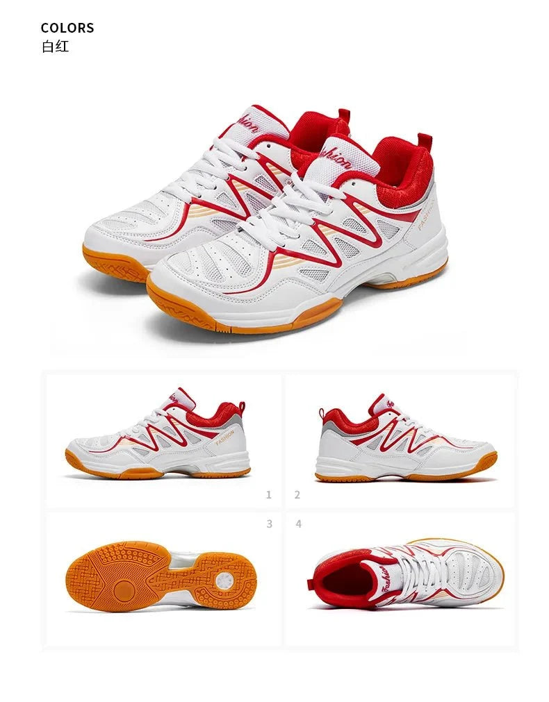TrendLux Wear men's professional tennis and badminton athletic shoes with anti-slip soles, all-season court sneakers.