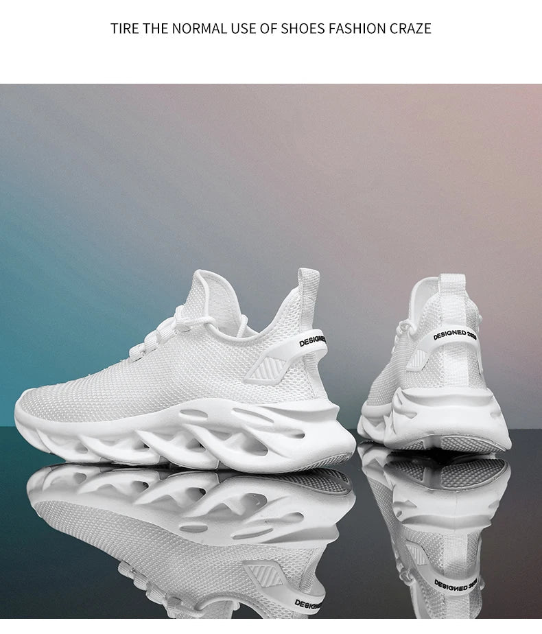 Men's breathable mesh sneakers from TrendLux Wear featuring urban street style, casual design, and comfortable fit.