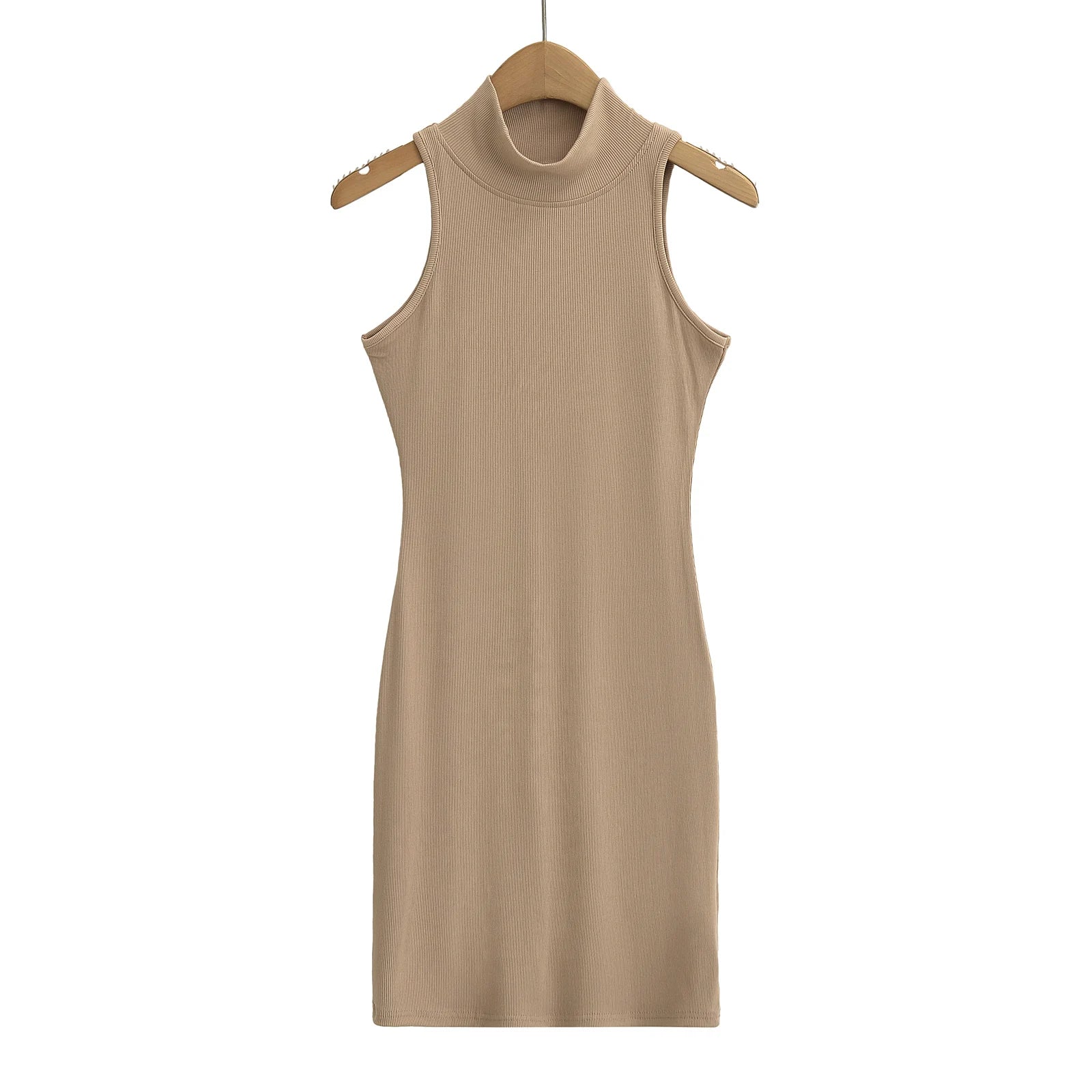 TrenLux Wear Women's Knit Turtleneck Bodycon Ankle-Length Maxi Dress The Glow Sanctuary