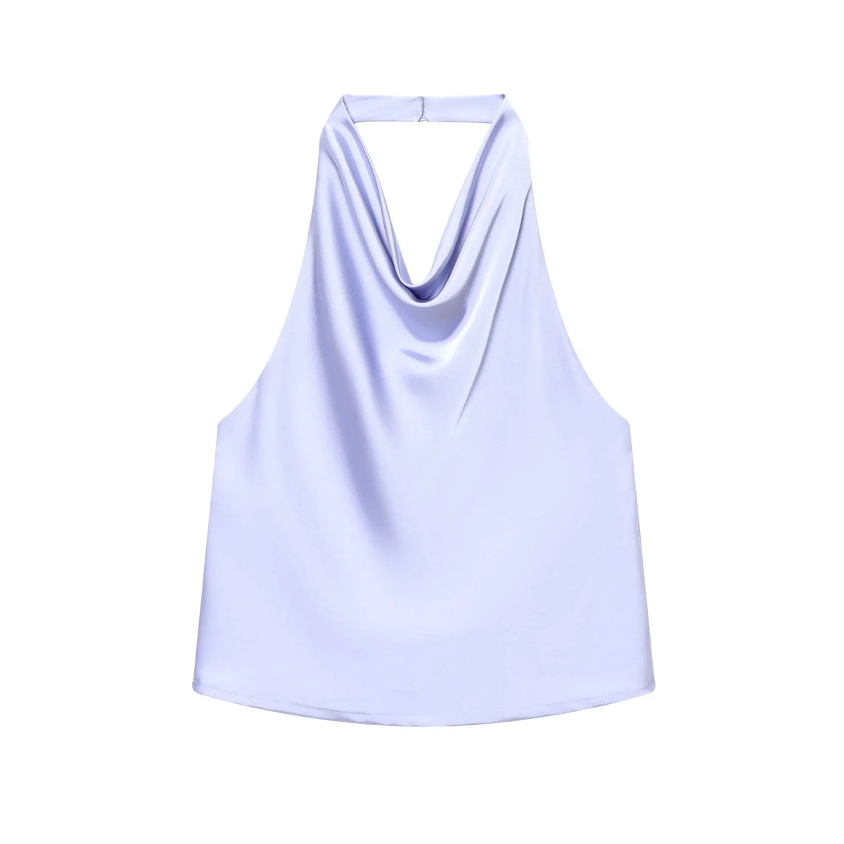 TrenLux Wear TFMLN 2025 women's sexy halter top, backless spring summer waistcoat, solid elegant high street fashion.