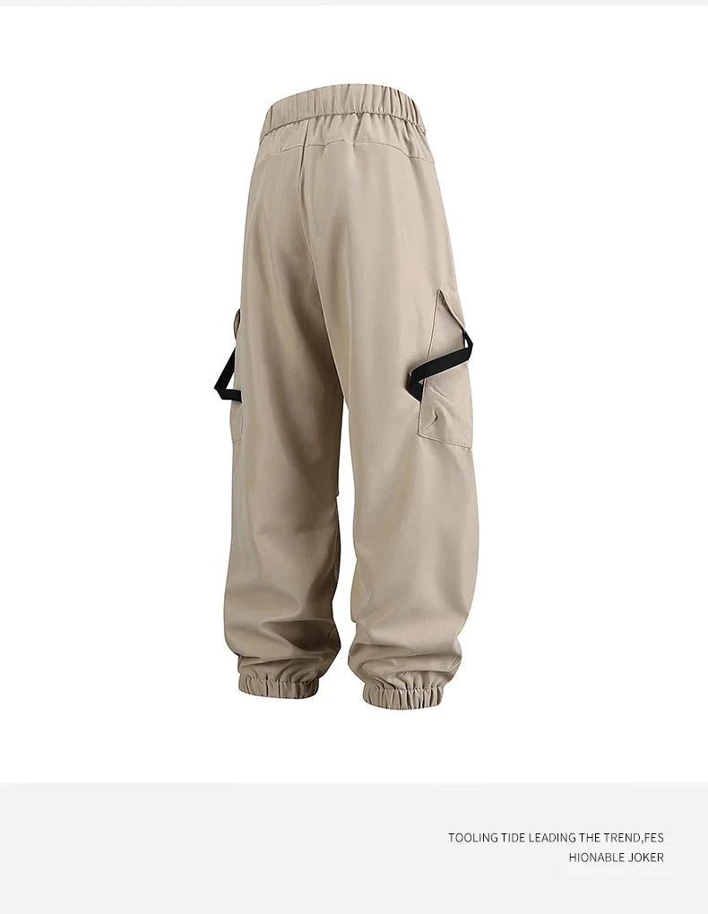 Men's cycling long pants by TrendLux Wear, loose fit, multi-pocket sport trousers in six colors, suitable for active cycling.