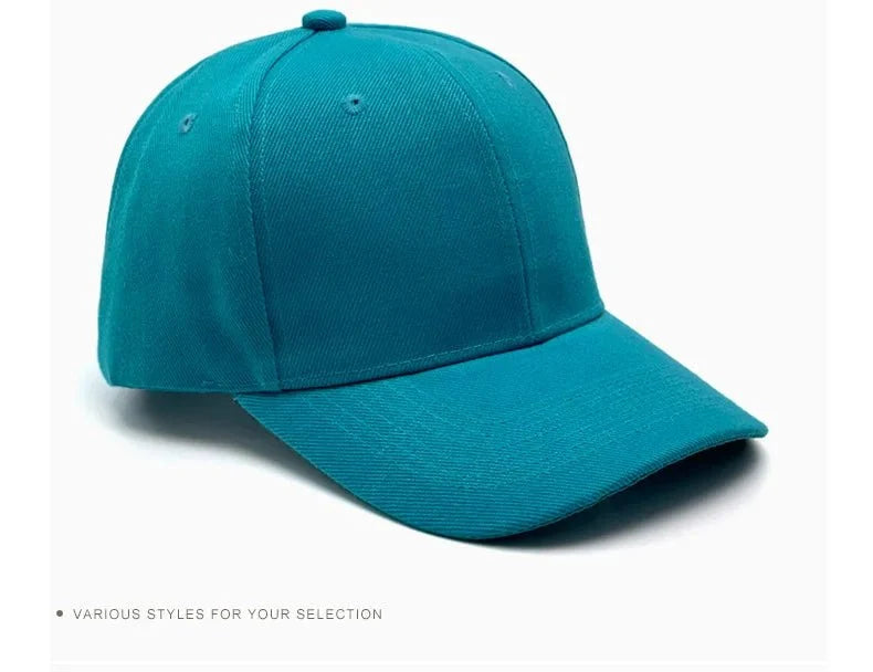 Unisex breathable sun-protective baseball cap with adjustable fit and hard brim in multiple colors, by TrendLux Wear.