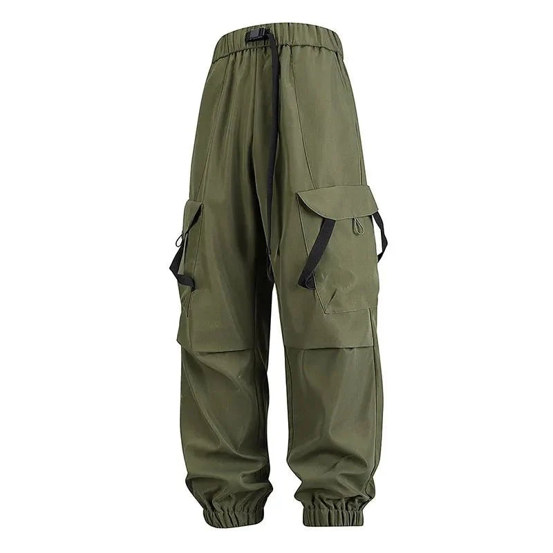 Men's cycling long pants by TrendLux Wear, loose and comfortable sport trousers with multiple pockets in six colors.