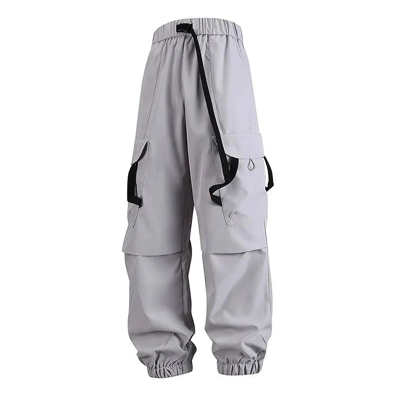 Men's cycling long pants by TrendLux Wear in six colors, loose fit, multi-pocket sport trousers suitable for active riding.