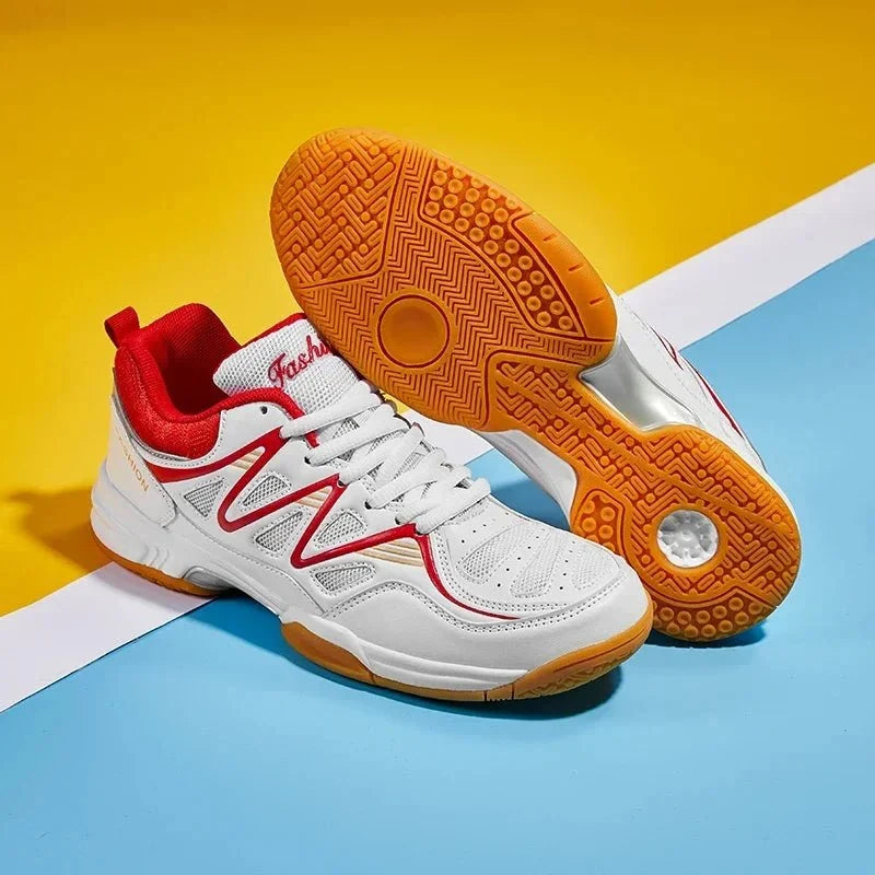 Unisex breathable athletic court sneakers by TrendLux Wear for tennis and volleyball, available in sizes 35 to 50.