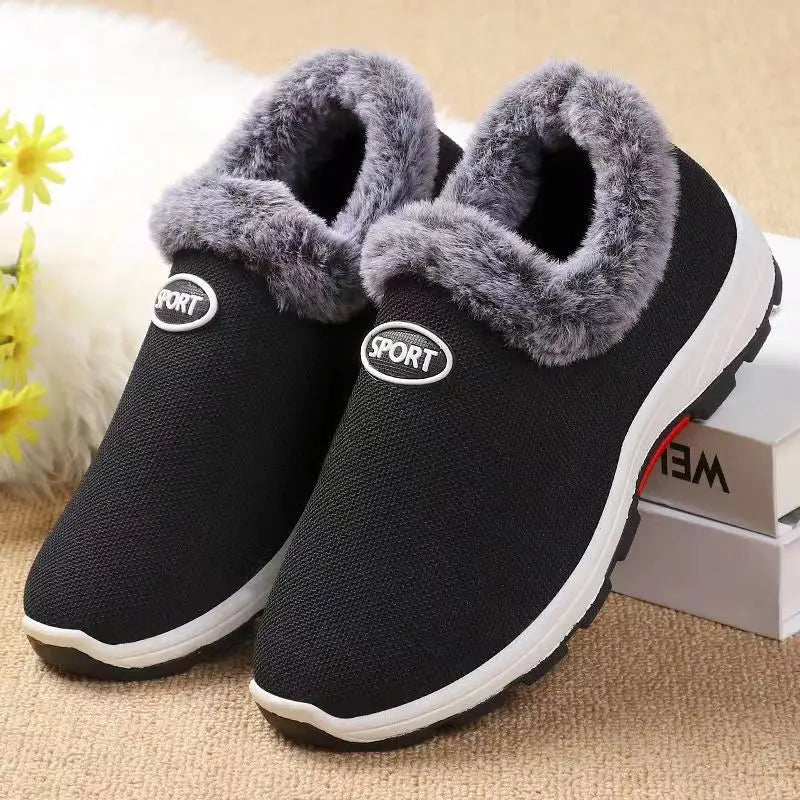 Women’s Waterproof Winter Snow Boots – Plush-Lined Warm Ankle Platform Booties