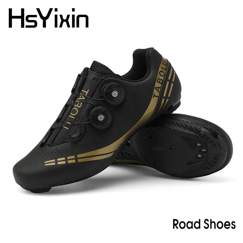 Men's MTB cycling shoes by TrendLux Wear featuring secure straps, durable soles, and ventilation for off-road cycling.