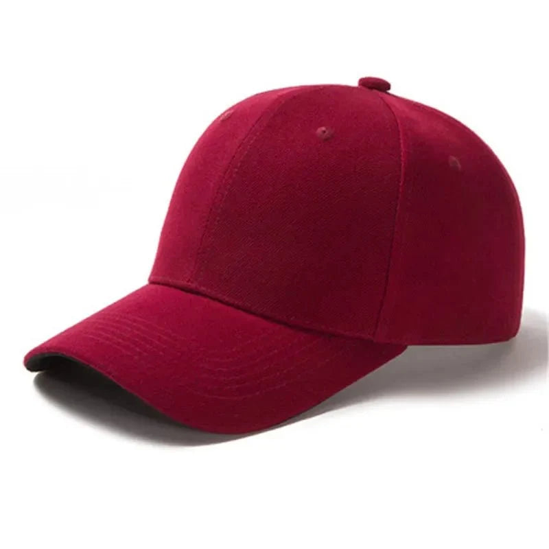 Unisex plain baseball cap by TrendLux Wear, adjustable structured hat in style, shown in a neutral color.