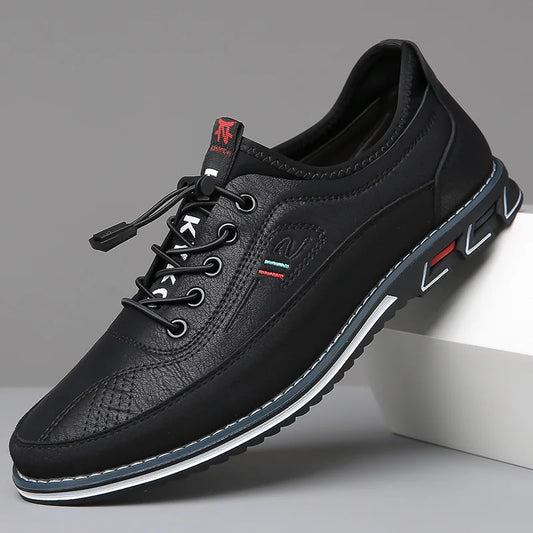 Men's Round-Toe Business Casual Derby Shoes