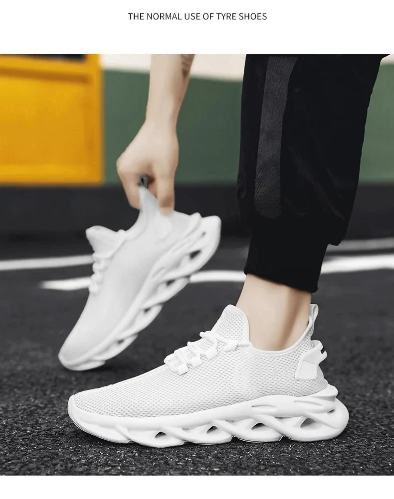 Men's TrendLux Wear Urban Street Sneakers with breathable mesh uppers and casual design, perfect for everyday wear.