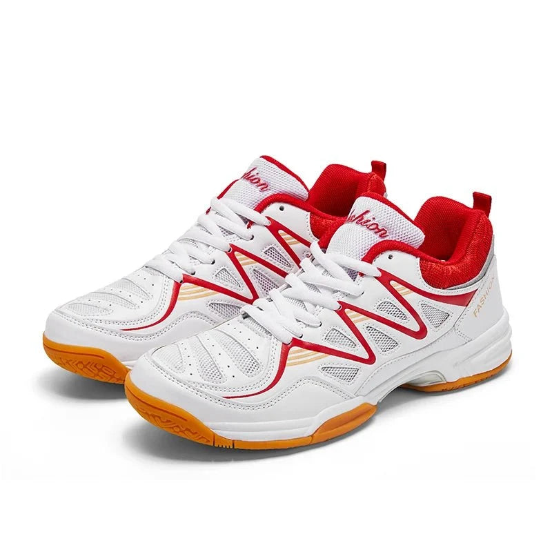 TrendLux Wear men's high-end tennis and badminton shoes with anti-slip soles, designed for all-season court play.