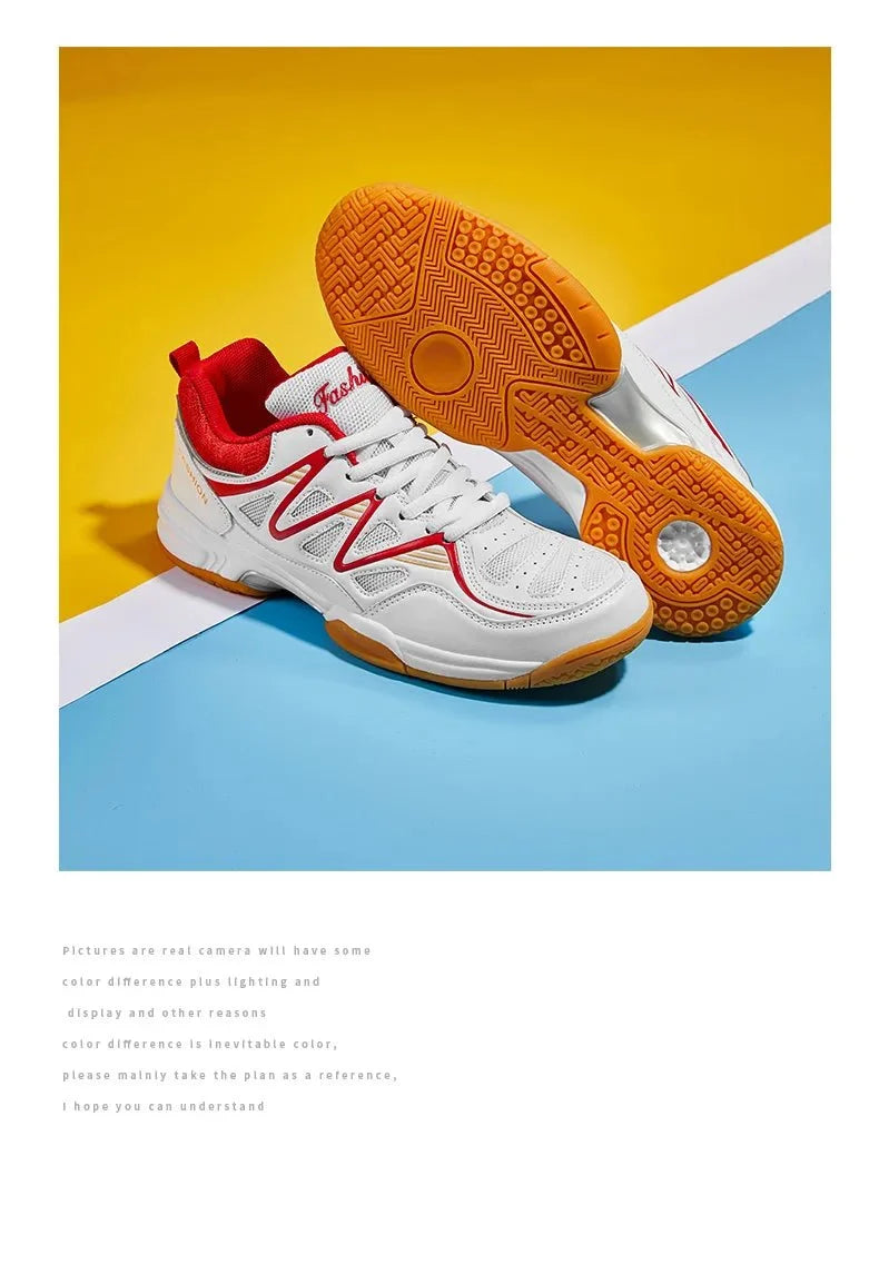 Men's TrendLux Wear athletic tennis and badminton shoes with anti-slip soles, designed for all-season court play.