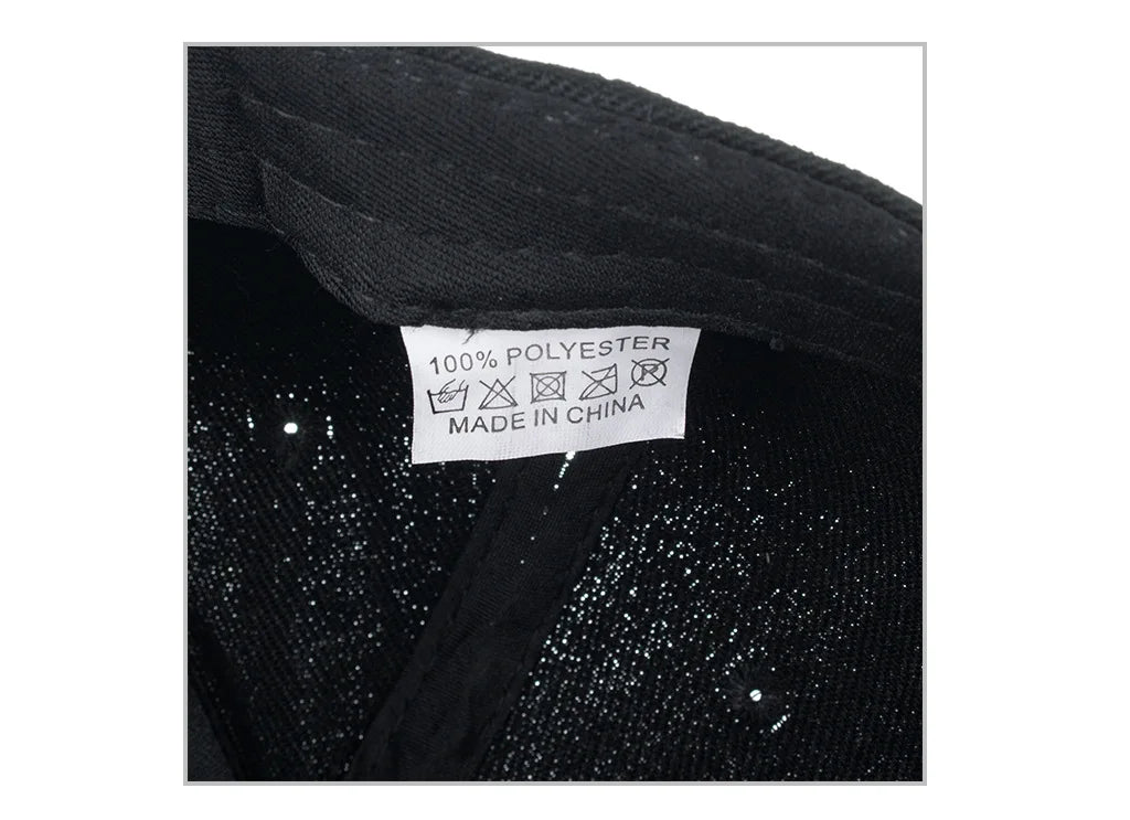 Unisex solid color baseball cap by TrendLux Wear, 5-panel structured hat in various colors, close-up view of the cap's front.