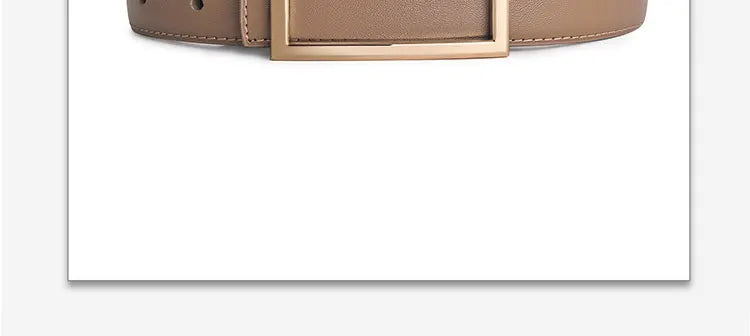 Women's Genuine Leather Belt — Metal Buckle Strap for Jeans & Dresses TrenLux Wear