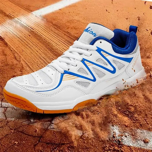 Men's TrendLux Wear athletic tennis and badminton shoes with anti-slip soles and all-season court grip, designed for performance.