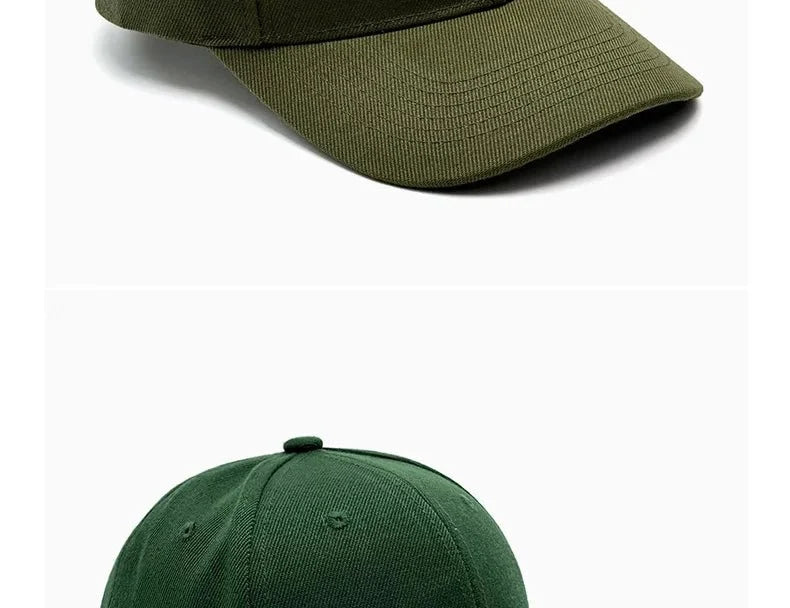 Unisex breathable sun-protective baseball cap with adjustable fit and hard brim in multiple colors, by TrendLux Wear.