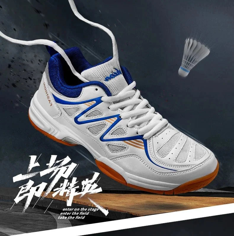 TrendLux Wear men's professional tennis and badminton athletic shoes with anti-slip soles for all-season court play.