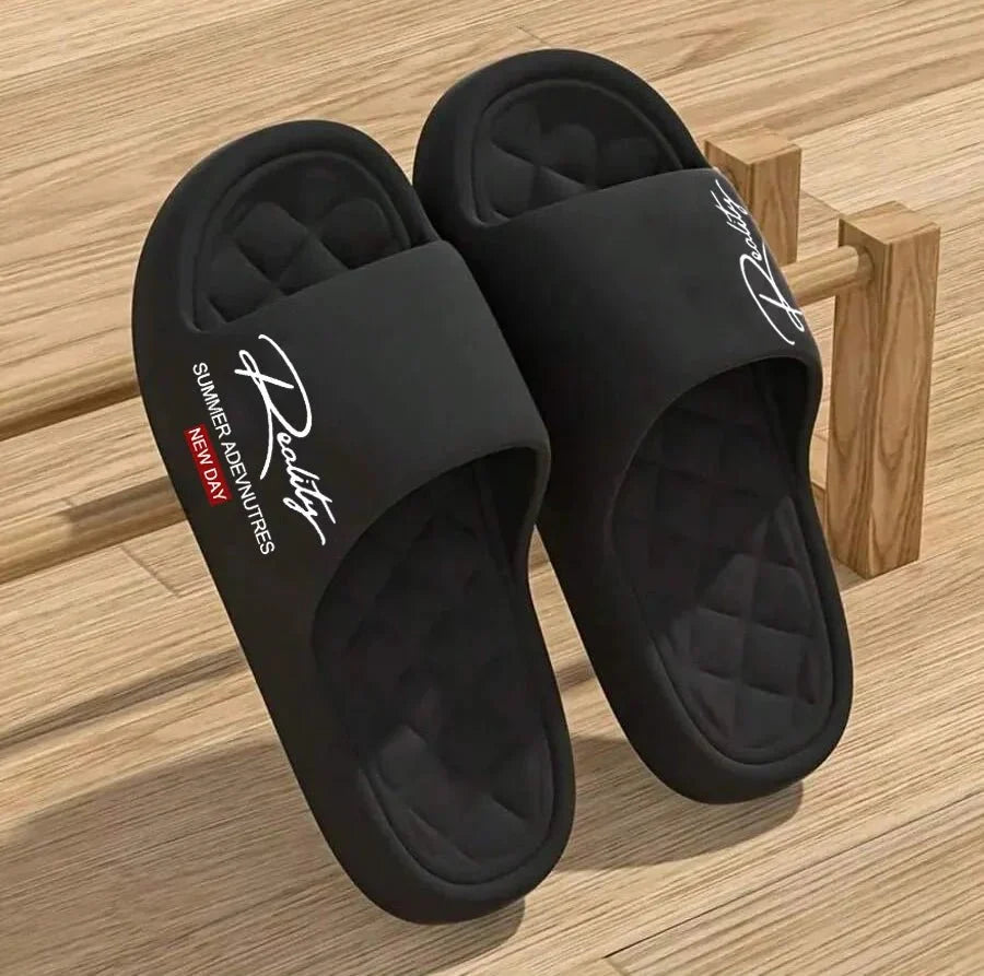 Men's lightweight EVA slippers by TrendLux Wear featuring soft soles for indoor and outdoor casual wear.