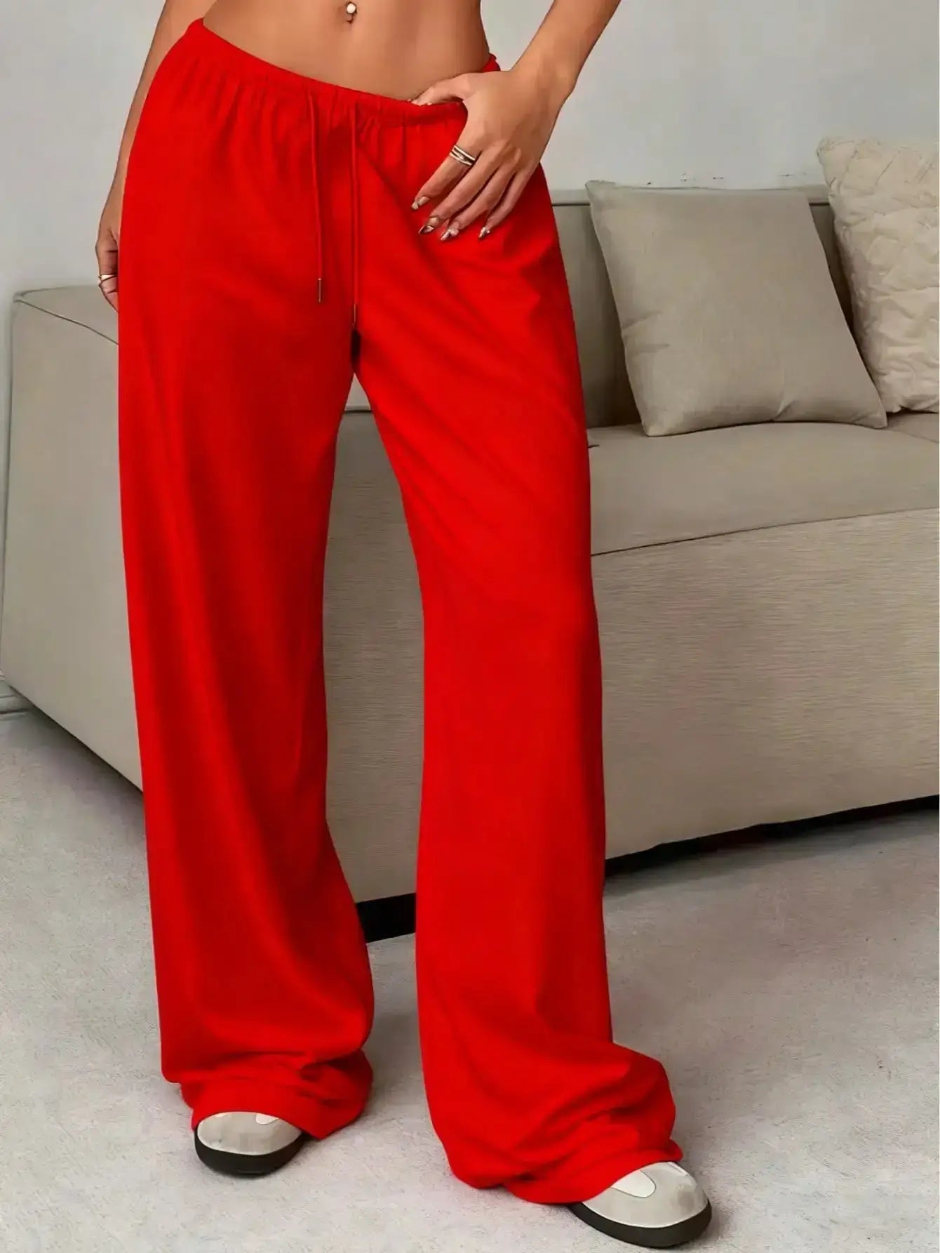 Trenluxwear Ladies' casual wide leg jogging pants TrenLux Wear