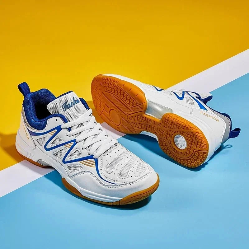 Unisex breathable court sneakers from TrendLux Wear, athletic shoes for tennis and volleyball, available in sizes 35 to 50.