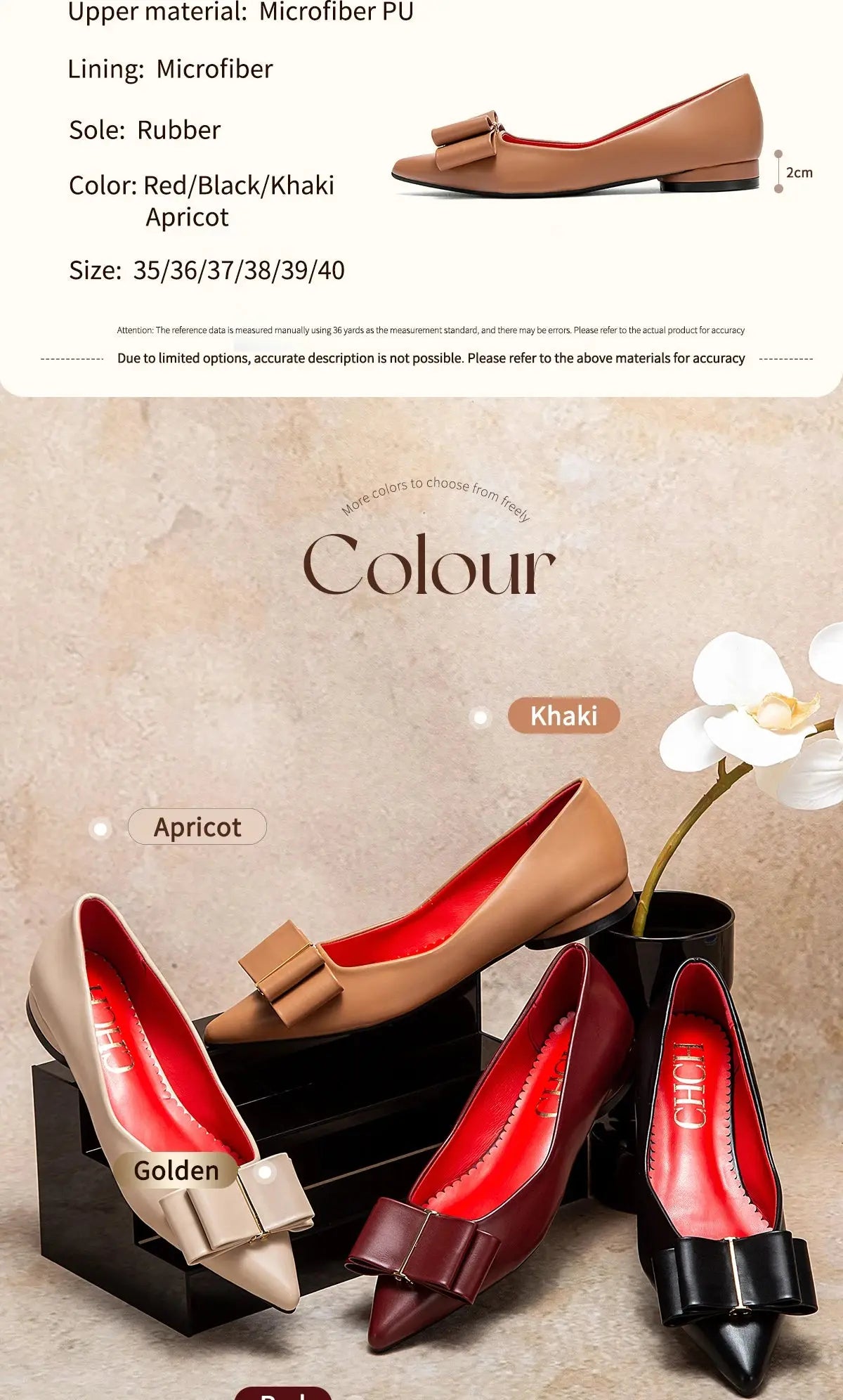 TrenLux Wear Women's Pointed-Toe Bow Flat Shoes — Luxury PU Leather Flats, Sizes 36–42 TrenLux Wear