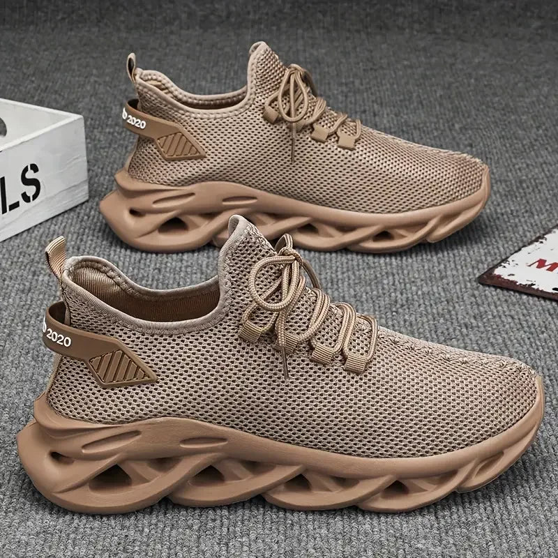 Men's TrendLux Wear Urban Street Sneakers with breathable mesh uppers, casual style, and modern design.