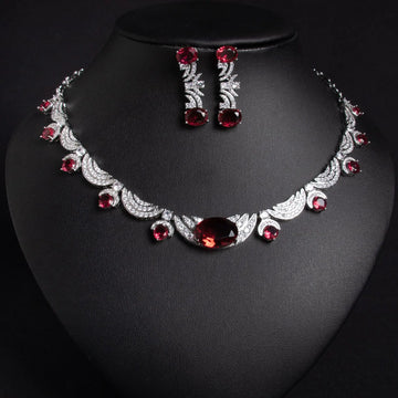 Women's Vintage Bridal Jewellery Set. TrenLux Wear