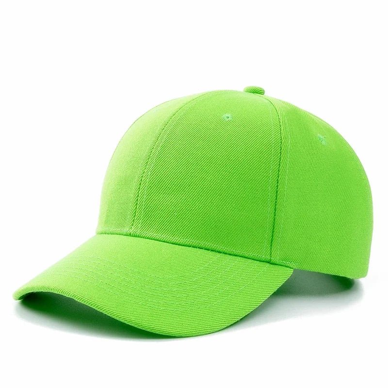 Unisex plain baseball cap by TrendLux Wear, adjustable structured hat in a neutral color, showcasing the front view.