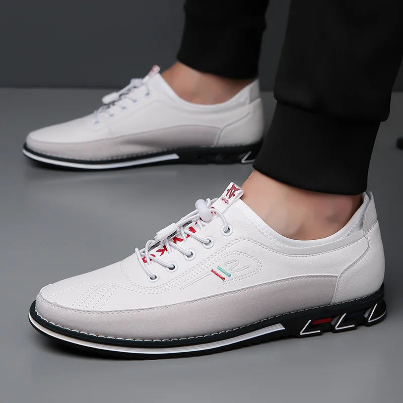 Men's Round-Toe Business Casual Derby Shoes