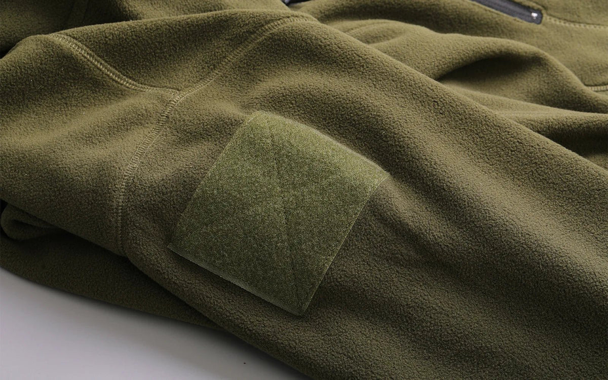 Men's tactical outdoor hoodie by TrendLux Wear, thick fleece sportswear for autumn and winter, available in sizes S to 3XL.