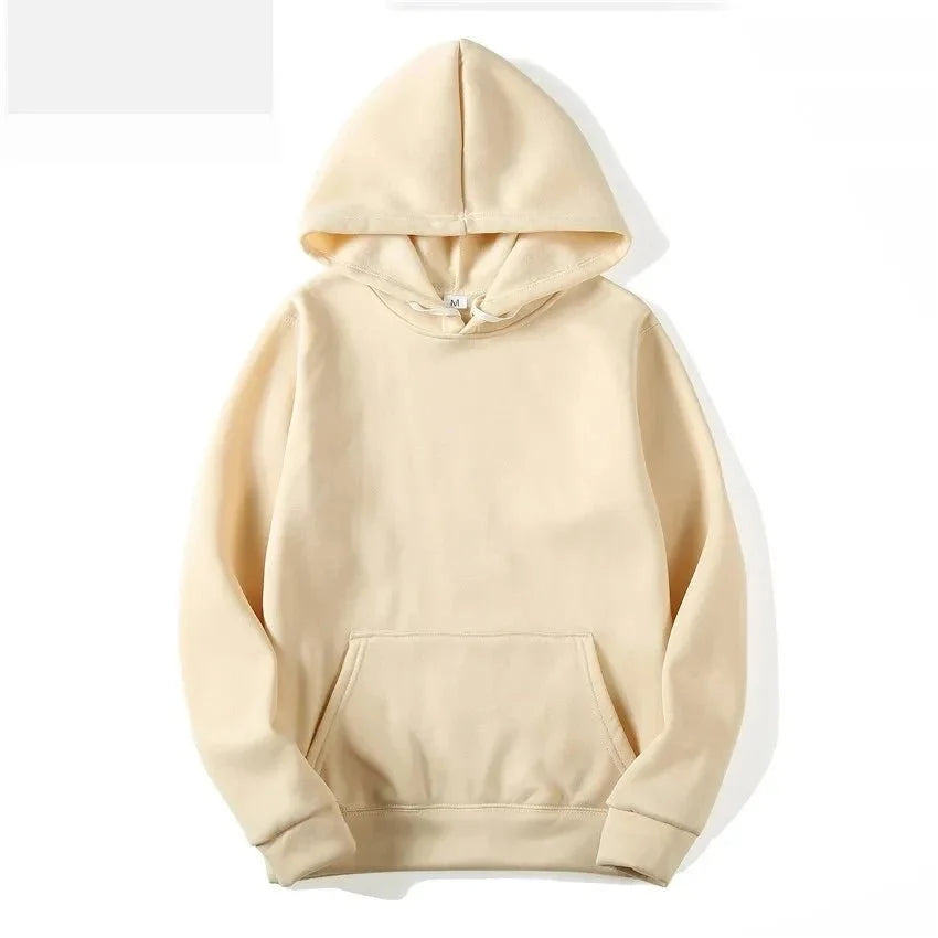 Unisex heavyweight TrendLux Wear high street hoodie in plus size fleece pullover, available in sizes S to 3XL, shown in the image.